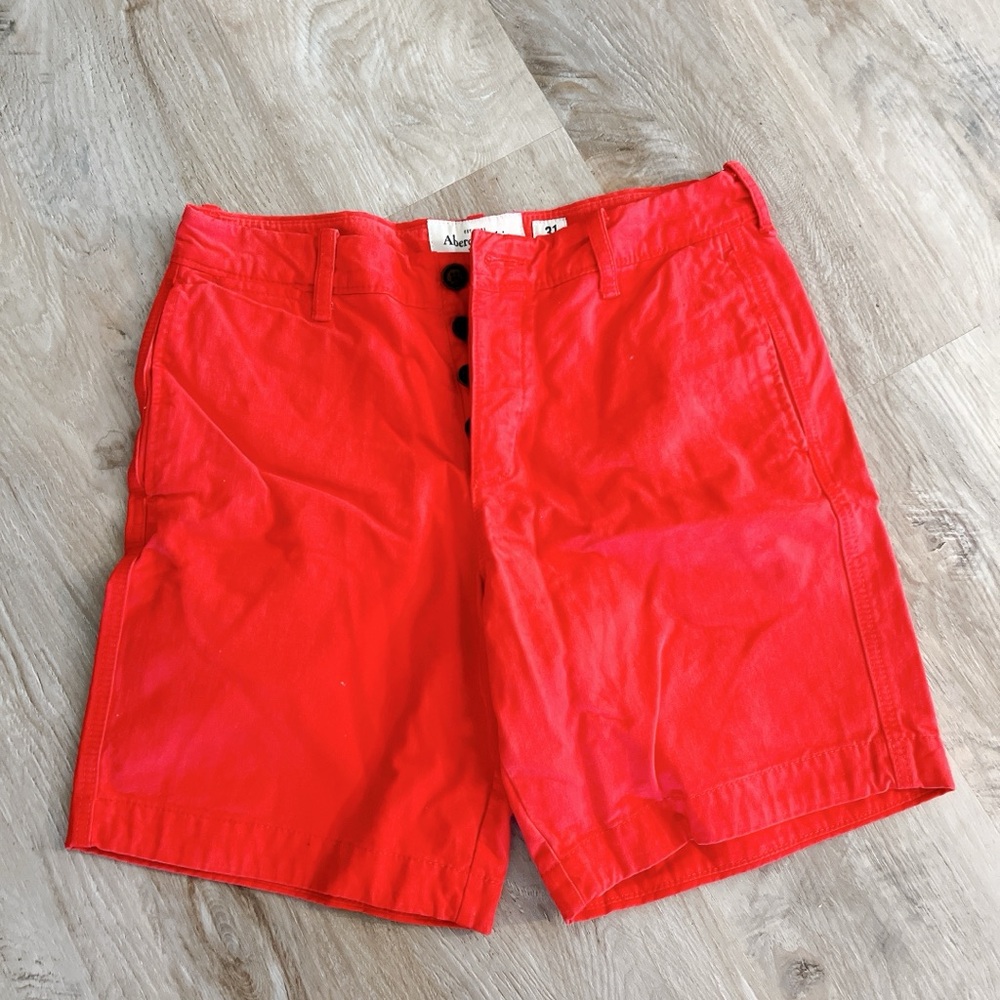 Abercrombie and Fitch men's shorts Red/31